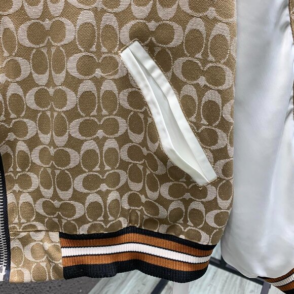 Coach Patchwork All Over Print Jacket Baseball Jacket - Picture 9 of 9